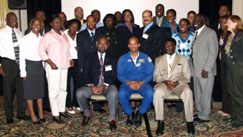 Attendees with Dr. Lupton, xxx, and Mr. Robinson