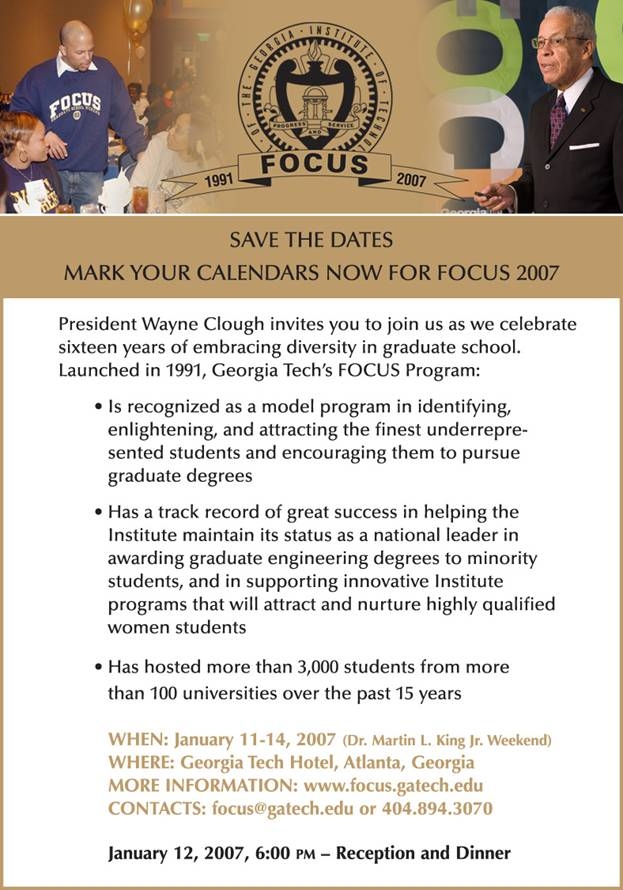 FOCUS 2007 FLYER
